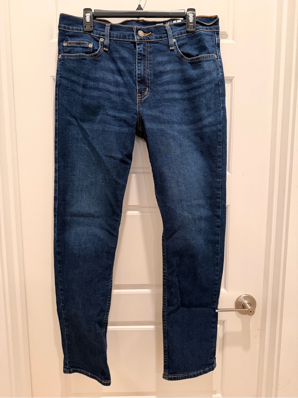 George Men’s Slim Dark Blue Jeans Size 34X30